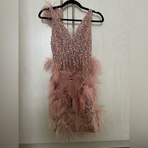 Custom made hand beaded dress